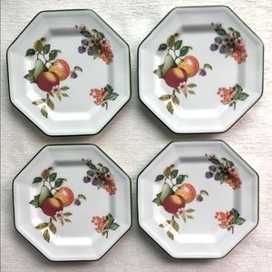 JOHNSON BROTHERS (4) fresh fruit tea plates <vintage>